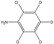 1-AMINO-2-CHLOROBENZENE-3,4,5,6-D4 Structure