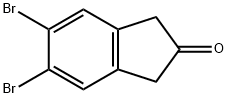 5,6-Dibromo-1,3-dihydro-2H-inden-2-one Struktur