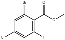 2-氟-4-氯-6-溴苯甲酸甲酯, 943975-33-5, 结构式
