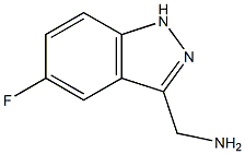 (5-fluoro-1H-indazol-3-yl)methanamine 结构式