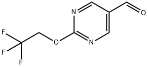 2-(2,2,2-Trifluoroethoxy)pyrimidine-5-carbaldehyde Structure