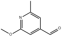 2-Methoxy-6-methylisonicotinaldehyde 化学構造式