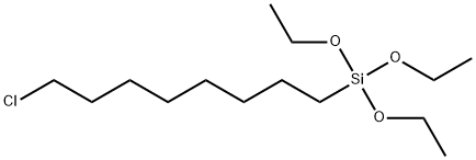(8-クロロオクチル)(トリエトキシ)シラン 化学構造式
