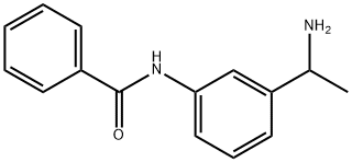 N-[3-(1-aminoethyl)phenyl]benzamide 化学構造式