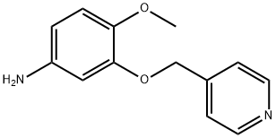 4-methoxy-3-(pyridin-4-ylmethoxy)aniline Structure