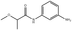 N-(3-aminophenyl)-2-methoxypropanamide Struktur