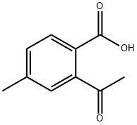 2-Acetyl-4-methylbenzoic acid Struktur