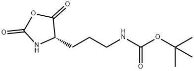 TERT-BUTYL (S)-(3-(2,5-DIOXOOXAZOLIDIN-4-YL)PROPYL)CARBAMATE 结构式