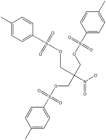 2-硝基-2-((甲苯磺酰氧基)甲基)丙烷-1,3-二基双(4-甲基苯磺酸),98299-16-2,结构式