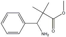 METHYL 3-AMINO-2,2-DIMETHYL-3-PHENYLPROPANOATE Structure