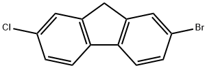 2-Bromo-7-Chlorofluorene Struktur