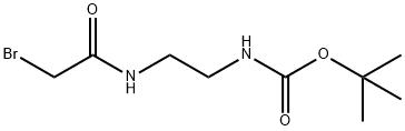 TERT-BUTYL (2-(2-BROMOACETAMIDO)ETHYL)CARBAMATE 结构式