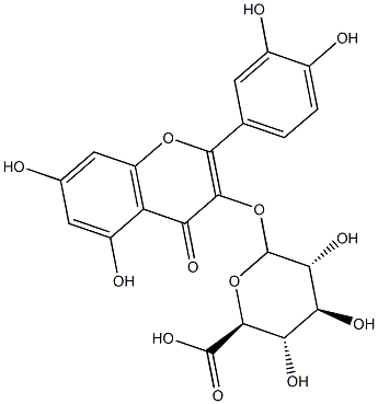 QUERCETINGLUCURONIDE 结构式