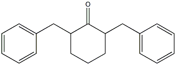 2,6-DIBENYLCYCLOHEXANONE Structure