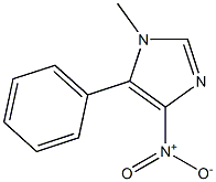 IMIDAZOLE,1-METHYL-4-NITRO-5-PHENYL- 化学構造式