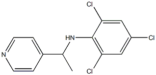 2,4,6-trichloro-N-[1-(pyridin-4-yl)ethyl]aniline