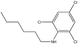  2,4,6-trichloro-N-hexylaniline