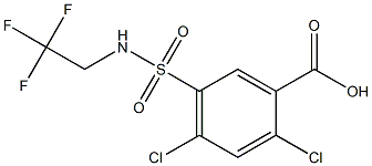 2,4-dichloro-5-[(2,2,2-trifluoroethyl)sulfamoyl]benzoic acid