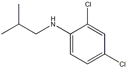 2,4-dichloro-N-(2-methylpropyl)aniline Struktur
