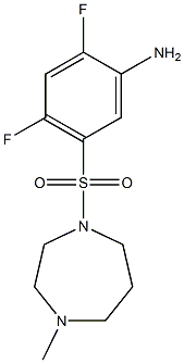 2,4-difluoro-5-[(4-methyl-1,4-diazepane-1-)sulfonyl]aniline|