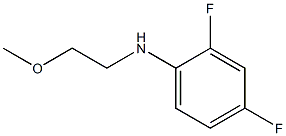 2,4-difluoro-N-(2-methoxyethyl)aniline Structure