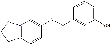 3-[(2,3-dihydro-1H-inden-5-ylamino)methyl]phenol