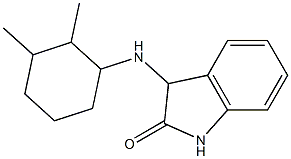 3-[(2,3-dimethylcyclohexyl)amino]-2,3-dihydro-1H-indol-2-one 结构式