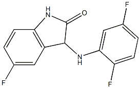 3-[(2,5-difluorophenyl)amino]-5-fluoro-2,3-dihydro-1H-indol-2-one|