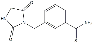 3-[(2,5-dioxoimidazolidin-1-yl)methyl]benzenecarbothioamide