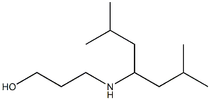 3-[(2,6-dimethylheptan-4-yl)amino]propan-1-ol 结构式