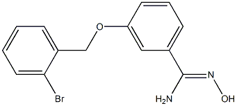 3-[(2-bromobenzyl)oxy]-N'-hydroxybenzenecarboximidamide|