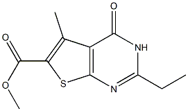 methyl 2-ethyl-5-methyl-4-oxo-3,4-dihydrothieno[2,3-d]pyrimidine-6-carboxylate