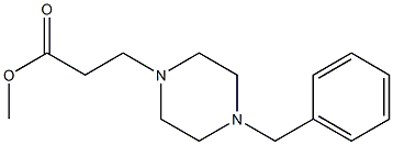 methyl 3-(4-benzylpiperazin-1-yl)propanoate Structure