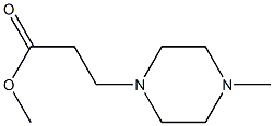 methyl 3-(4-methylpiperazin-1-yl)propanoate 结构式