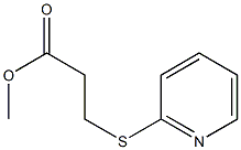methyl 3-(pyridin-2-ylsulfanyl)propanoate Struktur