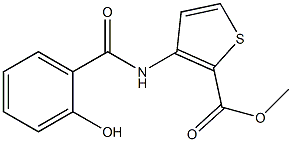  methyl 3-[(2-hydroxybenzene)amido]thiophene-2-carboxylate