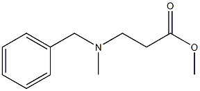 methyl 3-[benzyl(methyl)amino]propanoate Structure