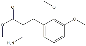 methyl 3-amino-2-[(2,3-dimethoxyphenyl)methyl]propanoate Structure