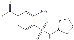 methyl 3-amino-4-(cyclopentylsulfamoyl)benzoate|