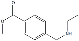 methyl 4-[(ethylamino)methyl]benzoate Struktur