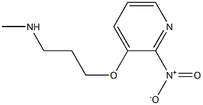 methyl({3-[(2-nitropyridin-3-yl)oxy]propyl})amine Struktur
