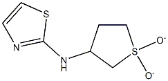 N-(1,1-dioxidotetrahydrothien-3-yl)-1,3-thiazol-2-amine Struktur