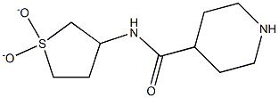 N-(1,1-dioxidotetrahydrothien-3-yl)piperidine-4-carboxamide Struktur