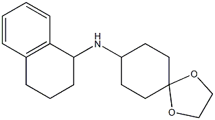 N-(1,2,3,4-tetrahydronaphthalen-1-yl)-1,4-dioxaspiro[4.5]decan-8-amine|