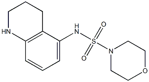 N-(1,2,3,4-tetrahydroquinolin-5-yl)morpholine-4-sulfonamide