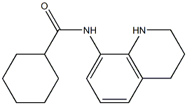 N-(1,2,3,4-tetrahydroquinolin-8-yl)cyclohexanecarboxamide Structure