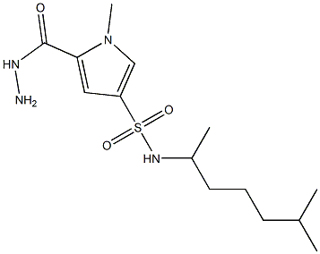  N-(1,5-dimethylhexyl)-5-(hydrazinocarbonyl)-1-methyl-1H-pyrrole-3-sulfonamide