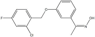 N-(1-{3-[(2-chloro-4-fluorophenyl)methoxy]phenyl}ethylidene)hydroxylamine