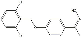 N-(1-{4-[(2,6-dichlorophenyl)methoxy]phenyl}ethylidene)hydroxylamine Structure