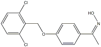 N-(1-{4-[(2,6-dichlorophenyl)methoxy]phenyl}ethylidene)hydroxylamine 结构式